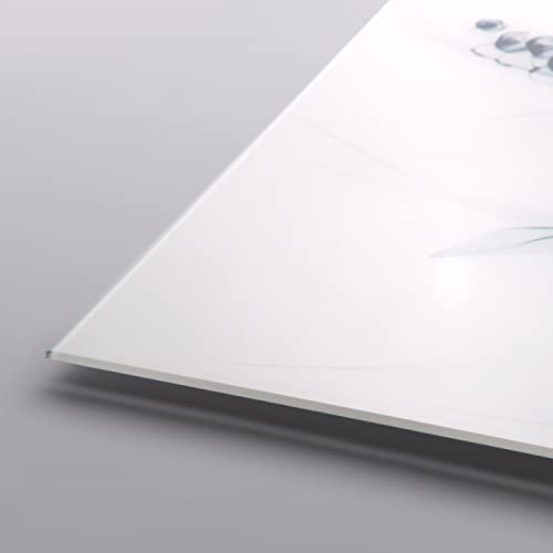 Frameless Free Floating Tempered Glass Panel Graphic Wall Art Ready to Hang