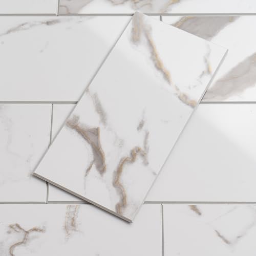 100 Pieces Peel and Stick Backsplash for Kitchen (12.5 Sq Ft)