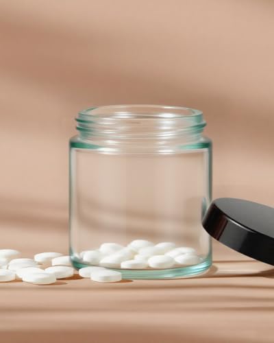 4 oz Glass Jars with Lids (40 Count)