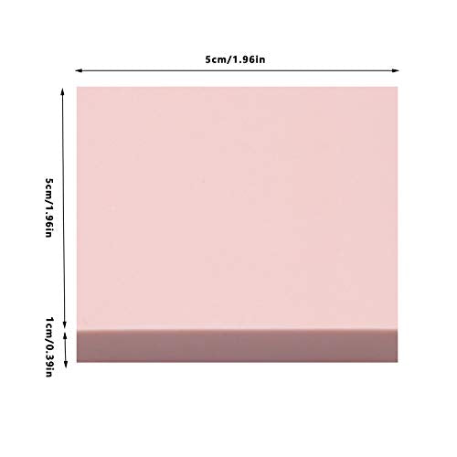8 Pcs 2"x2" Pink Rubber Carving Blocks for Stamp Soft Rubber Crafts (8 Count)