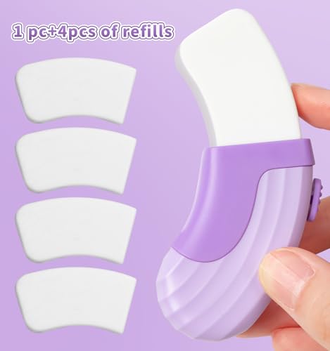 4+1 Pack Rubber Erasers Sliding Retractable Eraser (5 Count)