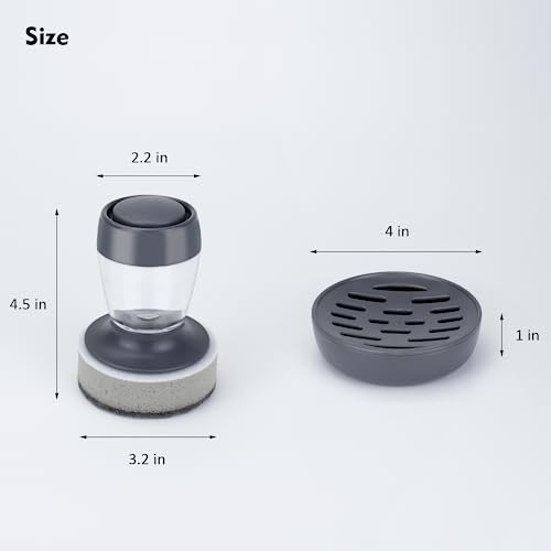 Dish Brush with Soap Dispenser
