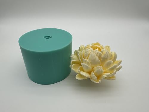 3D Chrysanthemum Flower Candle Wax Silicone Mold