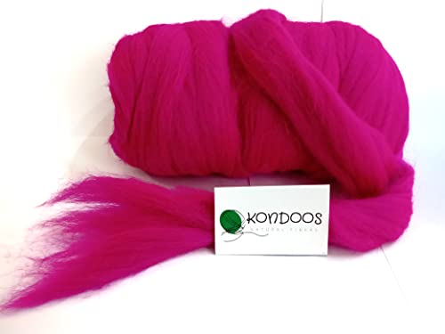 Colored Natural Wool roving (16 Ounce)