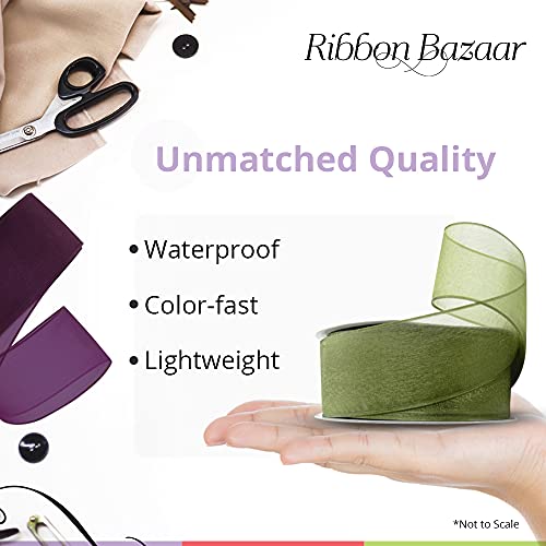 Sheer Organza Wired Ribbon (75 Foot)
