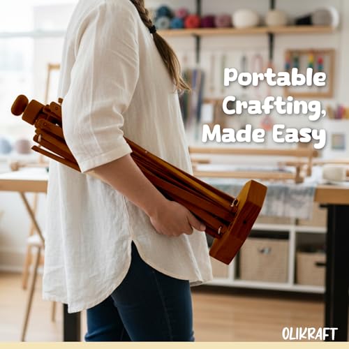 Wooden Reverse Umbrella Yarn Swift