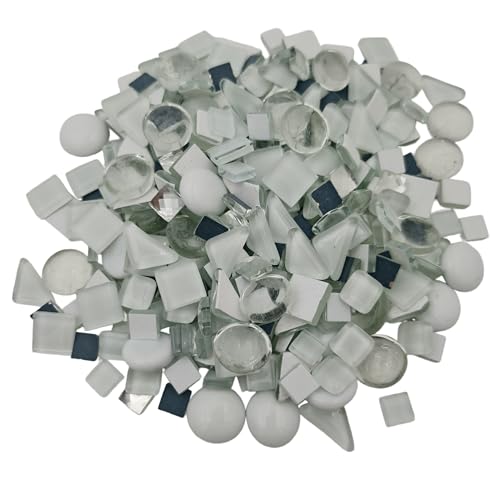 1.1LB Mixed Color Irregular Crystal Mosaic Tiles (17.637 Ounce)