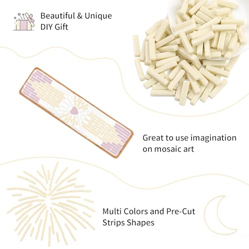 Stick Mosaic Tiles for Crafts Bulk (5.29 Ounce)