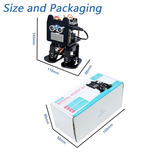 Bipedal Robot Kit for Raspberry Pi Pico W