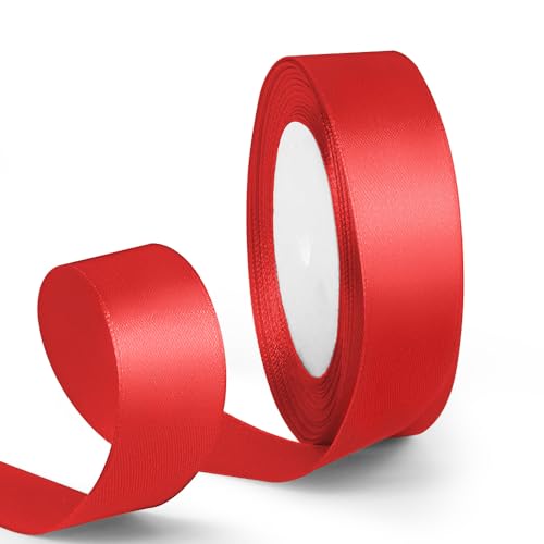 1 Inch 25 Yards Red Ribbon