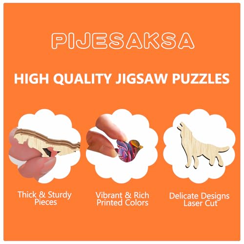 Wooden Puzzles for Adults (550 Count)