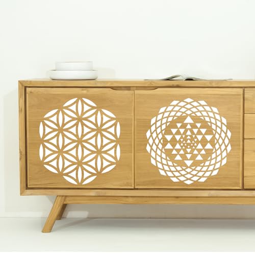 Sacred Geometry Stencil 8inch Metatron's Cube