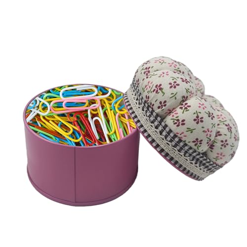 Pumpkin Shaped Pin Cushion with Storage Box