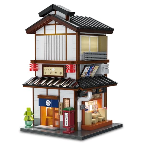 Master C66019W Japanese Style Yakitori Izakaya House Building Set