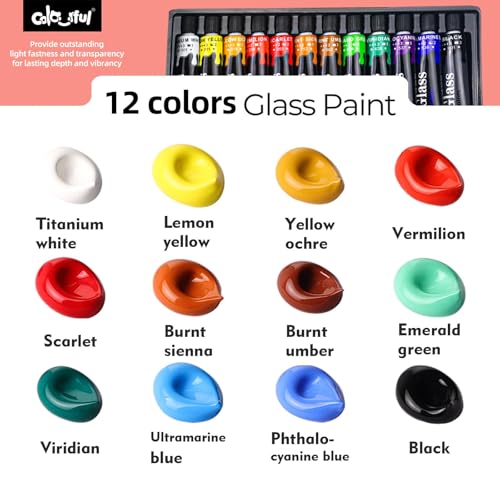 Stain Glass Paint Set