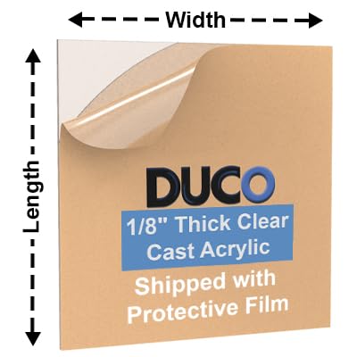 Duco Clear Cast Custom Size Acrylic Sheets 1