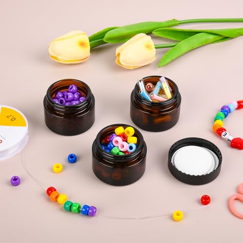 Glass Jars with Lids (24 Count)