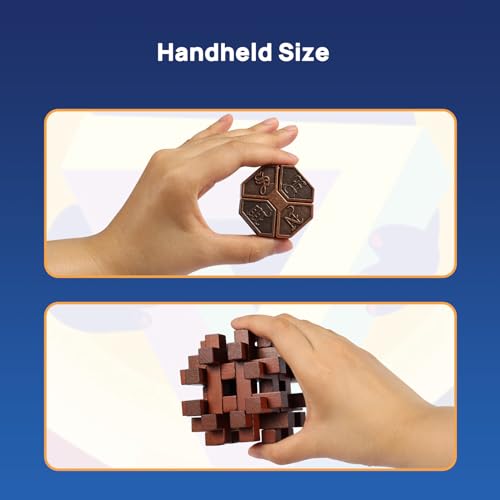 9pcs Difficulty Puzzles Gift for Adults (9 Count)