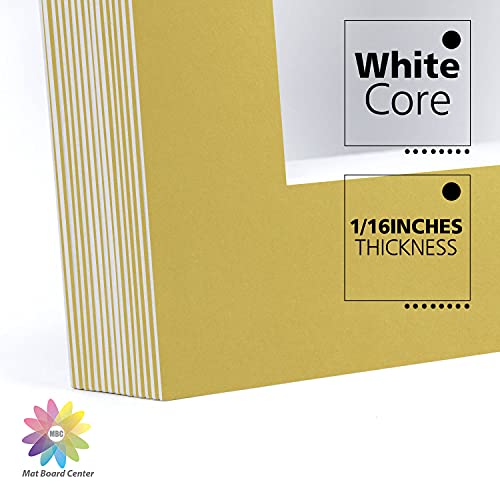Mat Board Center 10 Pack 11x14 Photo Mats for 8x10 Picture (10 Count)