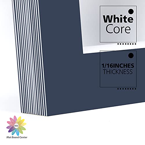 Mat Board Center 10 Pack 11x14 Photo Mats for 8x10 Picture (10 Count)