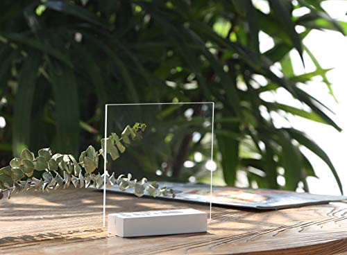 5 Pack 4" White Wood Stands for Wedding Acrylic Sign (5 Count)