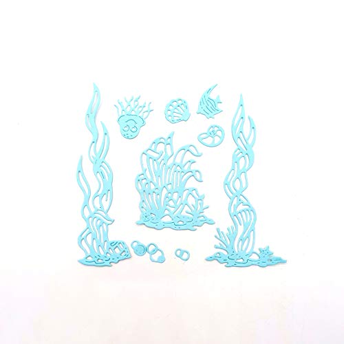 Metal Sea Grass Seaweed Coral Tropical Fish Cutting Dies