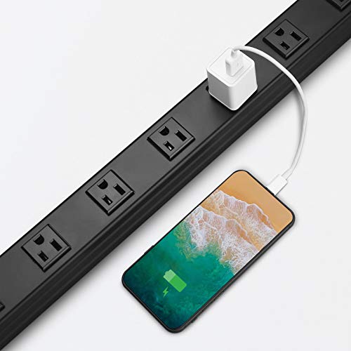 Long Heavy Duty Metal Power Strip