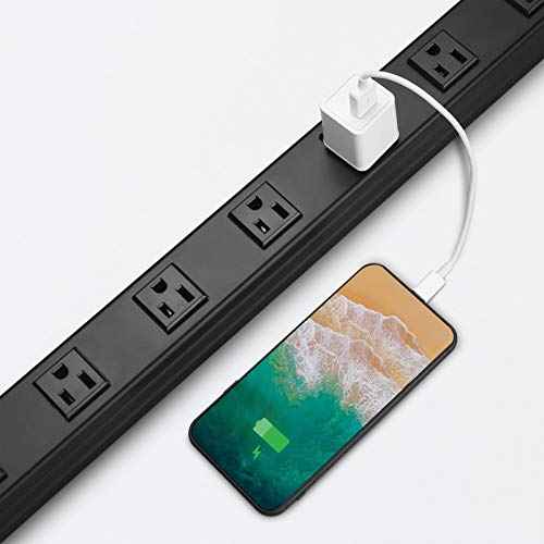 Long Heavy Duty Metal Power Strip