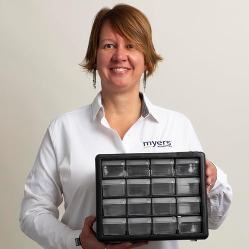 16 Drawer Plastic Storage Cabinet