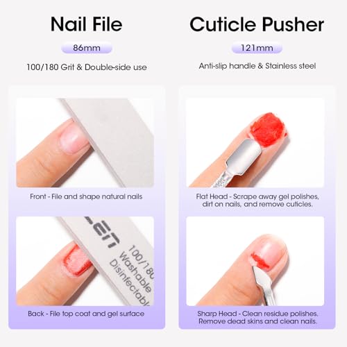 Nail Polish Remover Pads (200 Count)