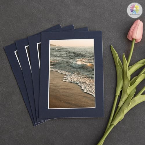 Mat Board Center 10 Pack 5x7 Photo Mats for 4x6 Picture