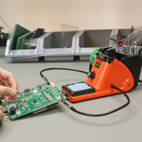 926 III 60W LED Display Soldering Iron Station Kit w 2 Helping Hands