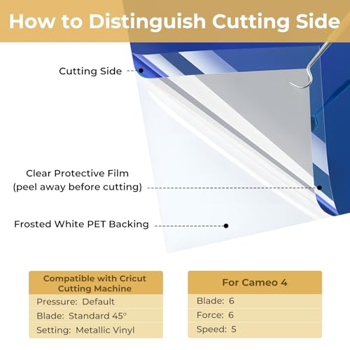Blue Chrome Permanent Vinyl (6 Sq Ft)