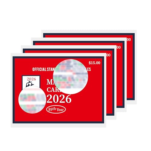 Mahjong Card 2026 Official Revision (4 Count)