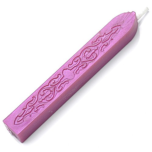 5 Pcs Sealing Wax Sticks with Wicks for Wax Seal Stamp (5 Count)