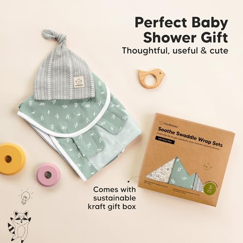 3pk Organic Swaddles for Newborns Girls (3 Count)