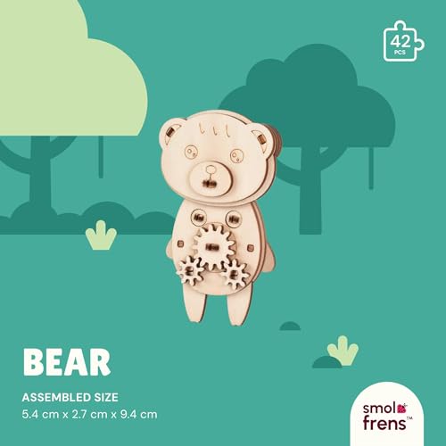3D Wooden Puzzles for Kids Ages 8+ (5 Count)