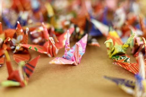 50 Origami Paper Yuzen Washi Paper Different Patterns Japanese Print 6x6 inches for Wedding Decor Japanese Designs (50 count)