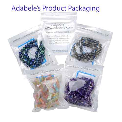 60pcs Adabele Natural Blue Lapis Lazuli Gemstone Not Dyed 6mm Round Beads (62 Count)