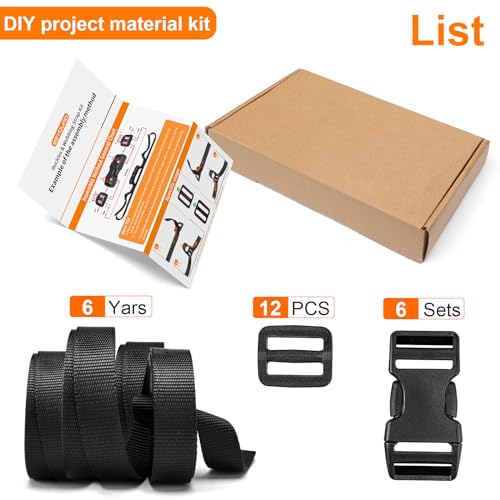 3 4" Buckles and Straps Set