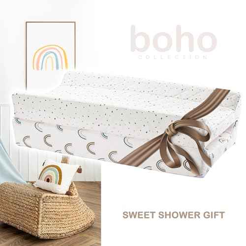 Organic Cotton Covered Contoured Baby Changing Pad