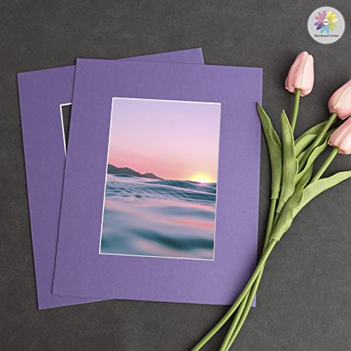 Mat Board Center 10 Pack 8x10 Photo Mats for 5x7 Picture