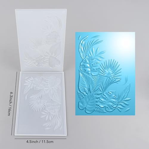 3D Maple Leaf Embossing Folders for Card Making