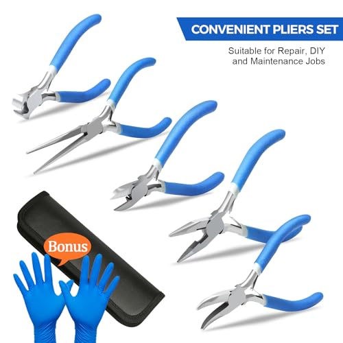 5 Pieces Mini Pliers