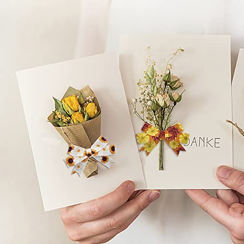 4 PCS Thanksgiving Fall Ribbons for Crafting