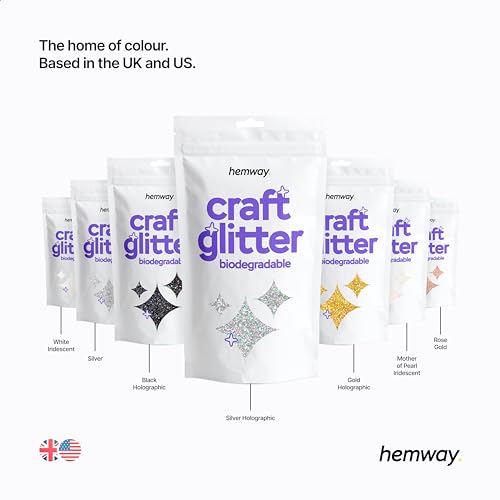 Craft Glitter Baby Pink Iridescent 100g Super Chunky Glitter