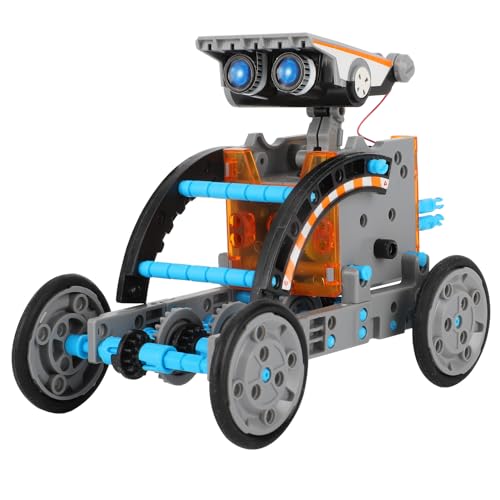 12-in-1 Solar Powered Robot Building Kits Toys for Boys Ages 8-13, STEM Kit Gifts for Kids 8 9 10 11 12 13 Years, DIY Educational Science Building Set Gifts for Teenagers (190+ Pieces)