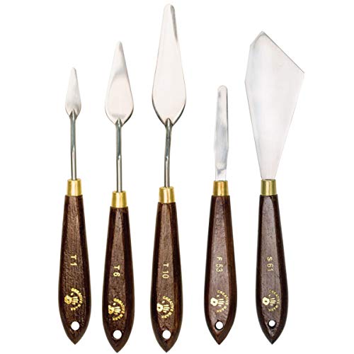 Stainless Steel Palette Knife Painting Tools (6 Count)