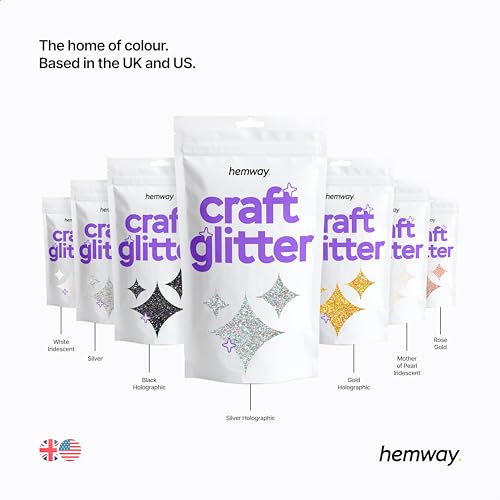 Craft Glitter Baby Pink Iridescent 100g Microfine Glitter (3.5 Ounce)