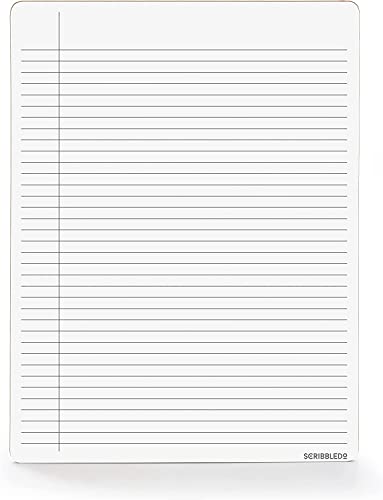 Dry Erase Board with Lines for Desk (2 Count)
